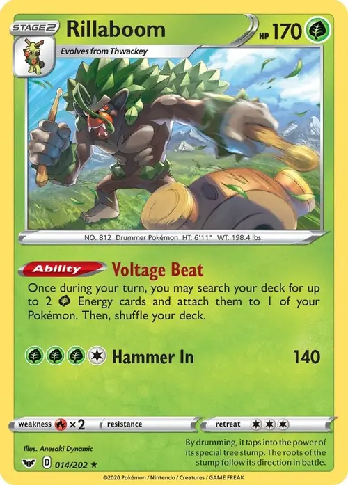 Rillaboom (014) card art