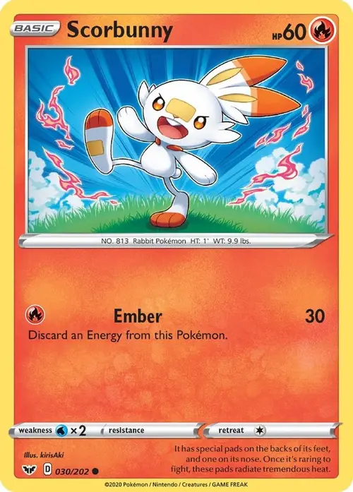 Scorbunny (030) card art