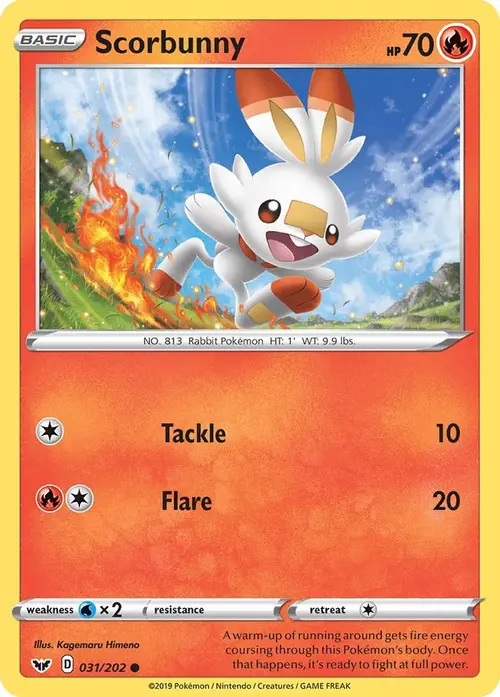 Scorbunny (031) card art