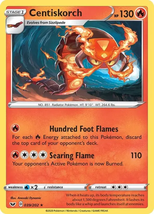 Centiskorch card art