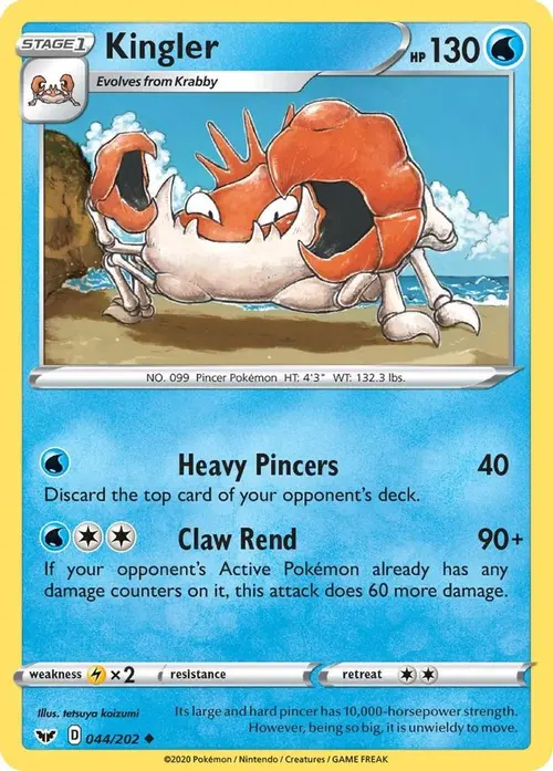 Kingler card art
