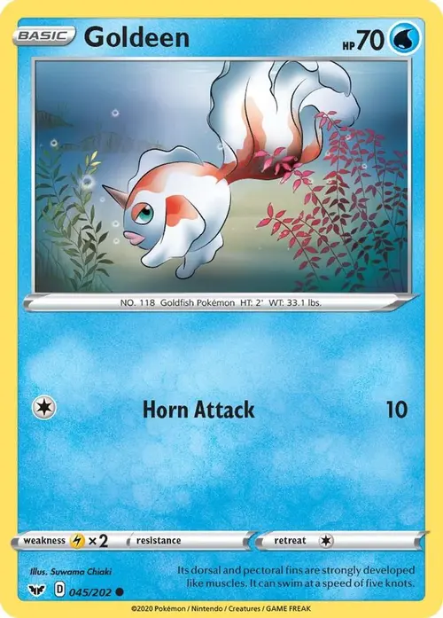 Goldeen (045) card art