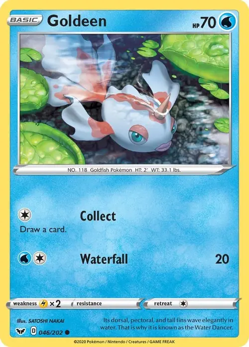 Goldeen (046) card art