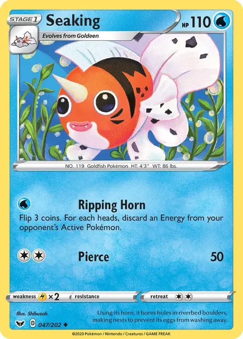 Seaking card art