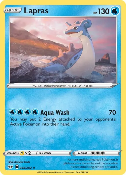 Lapras card art