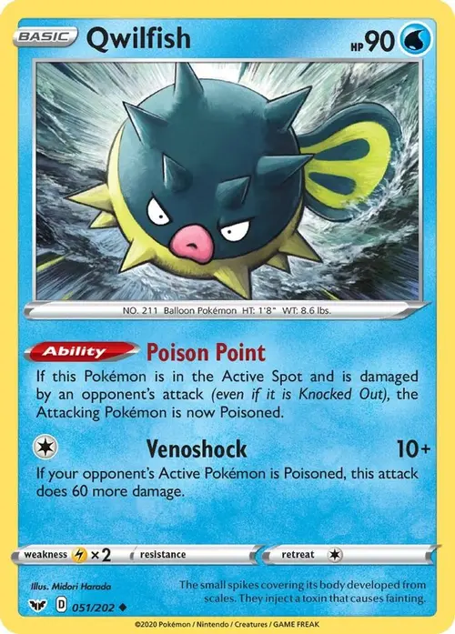 Qwilfish card art