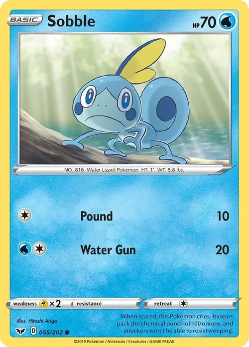 Sobble (055) card art