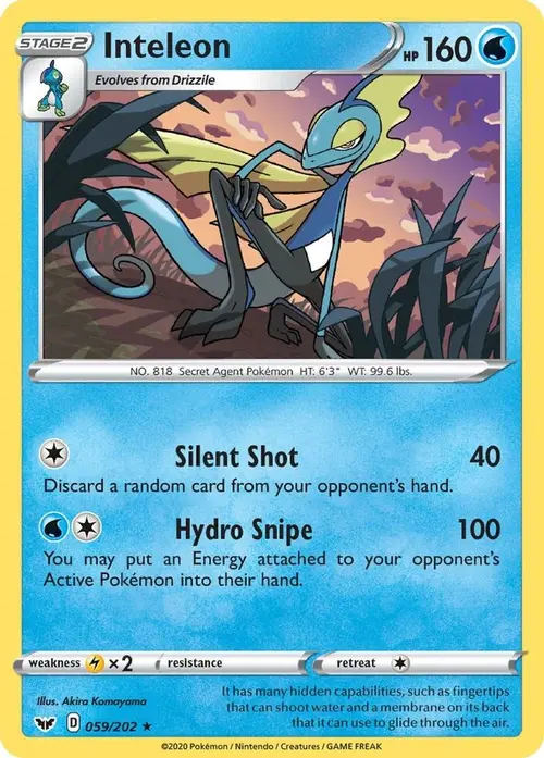 Inteleon (059) card art