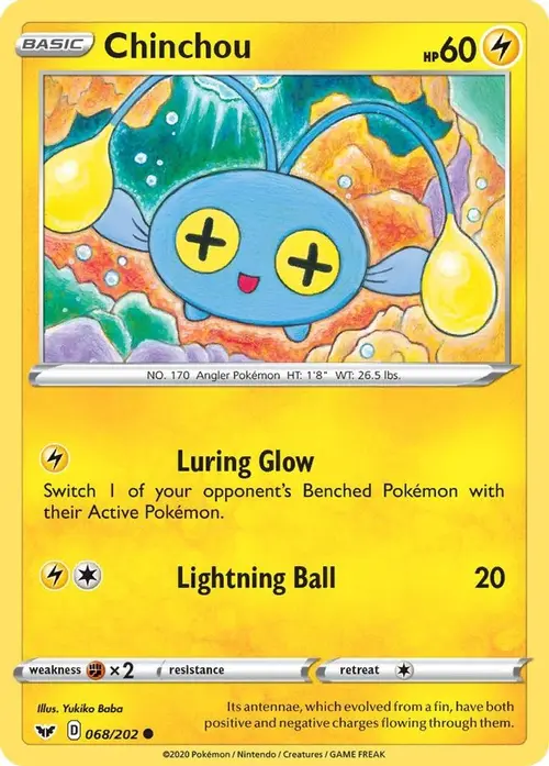 Chinchou (068) card art