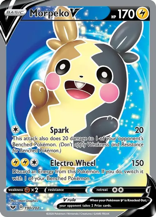 Morpeko V (Full Art) card art