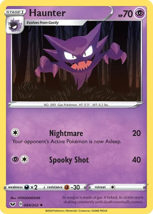 Haunter card art