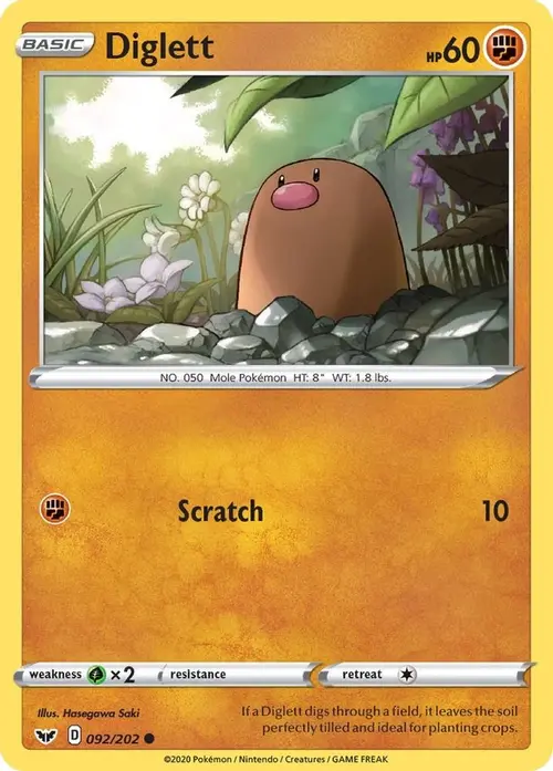 Diglett card art