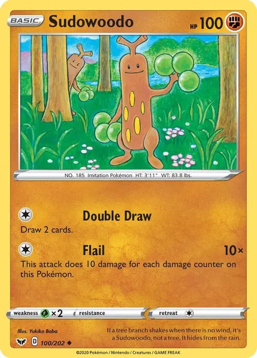 Sudowoodo card art