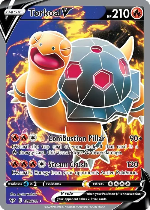Torkoal V (Full Art) card art