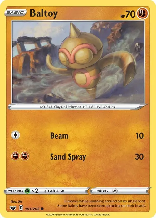 Baltoy (101) card art
