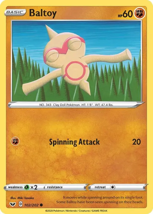 Baltoy (102) card art