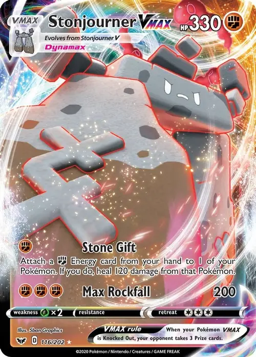 Stonjourner VMAX card art