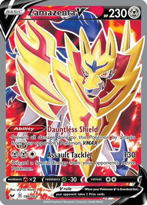 Zamazenta V (Full Art) card art