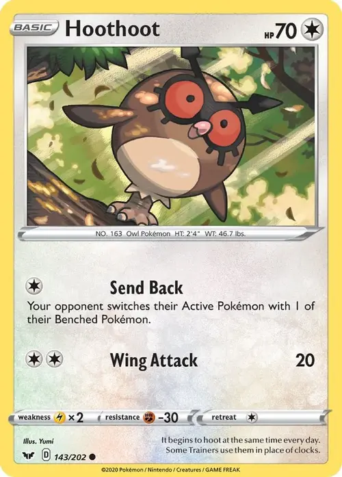 Hoothoot card art