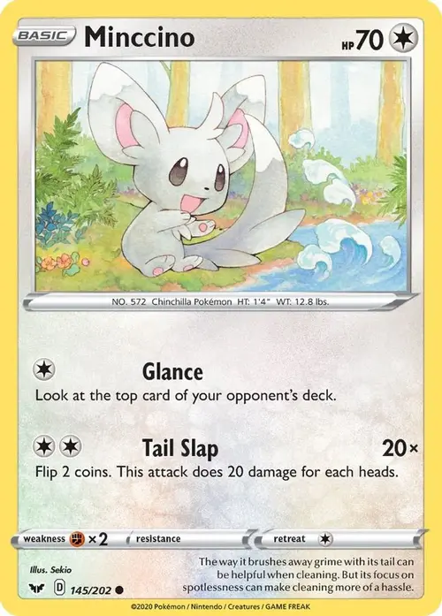 Minccino (145) card art