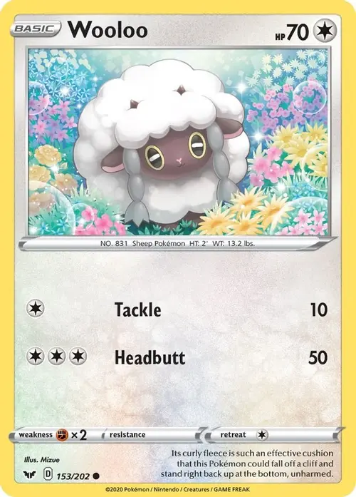 Wooloo (153) card art