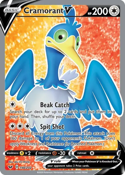 Cramorant V (Full Art) card art