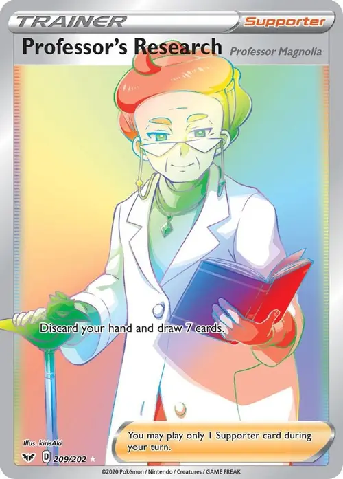 Professor's Research [Professor Magnolia] (Secret) card art