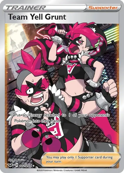 Team Yell Grunt (Full Art) card art