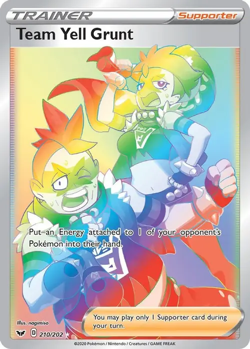Team Yell Grunt (Secret) card art