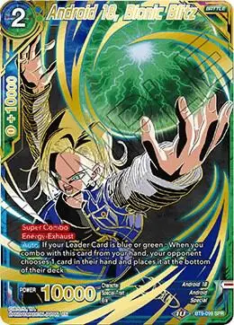 Android 18, Bionic Blitz (SPR) card art