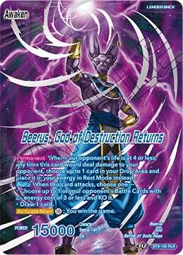 Beerus // Beerus, God of Destruction Returns card art