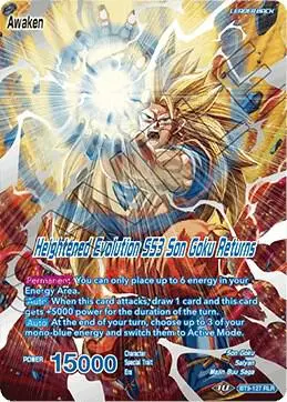 Son Goku // Heightened Evolution SS3 Son Goku Returns card art
