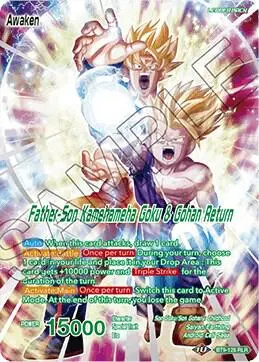 Son Gohan // Father-Son Kamehameha Goku & Gohan Return card art
