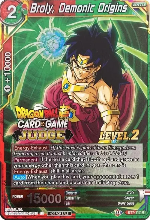 Broly, Demonic Origins (Level 2) card art