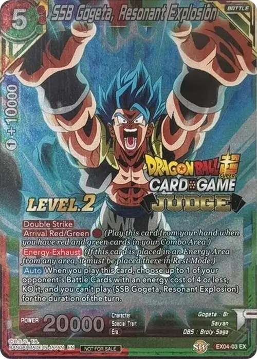 SSB Gogeta, Resonant Explosion (Level 2) card art