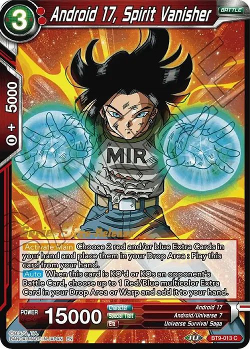 Android 17, Spirit Vanisher card art