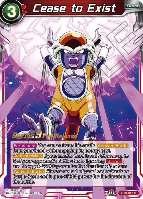 Cease to Exist card art
