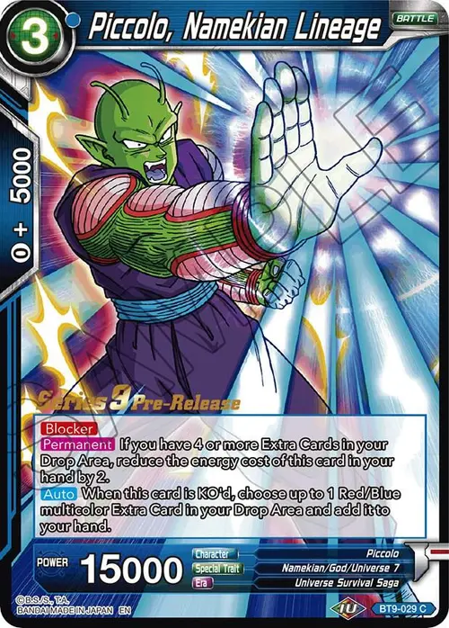 Piccolo, Namekian Lineage card art