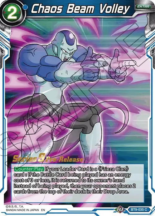 Chaos Beam Volley card art