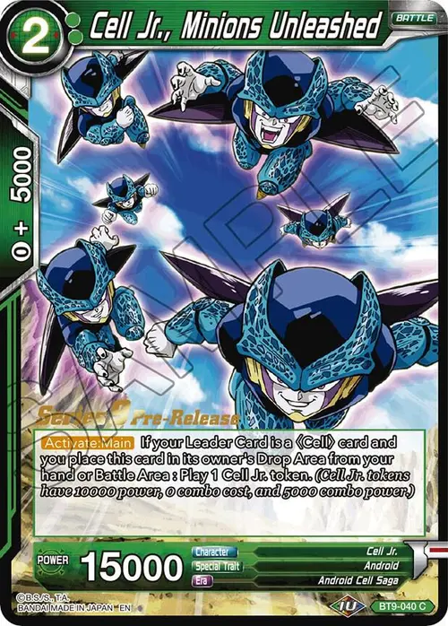 Cell Jr., Minions Unleashed card art