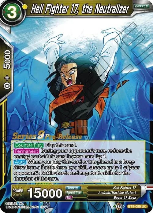 Hell Fighter 17, the Neutralizer card art