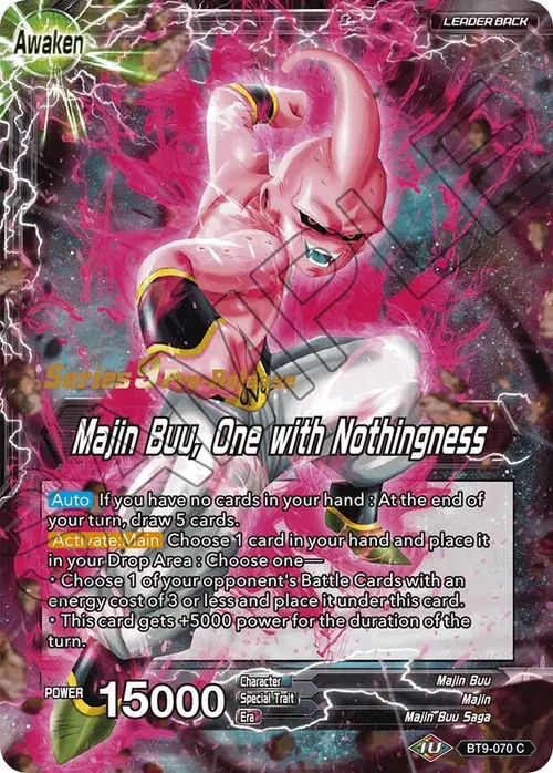 Bibidi // Majin Buu, One with Nothingness card art