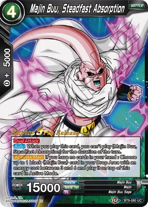 Majin Buu, Steadfast Absorption card art