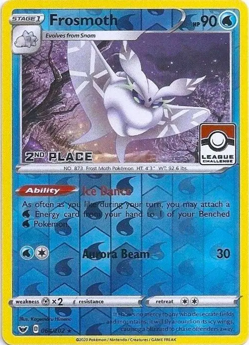 Frosmoth - 064/202 (League Challenge) [2nd Place] card art