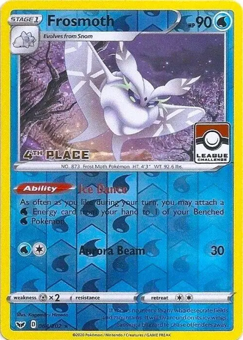 Frosmoth - 064/202 (League Challenge) [4th Place] card art