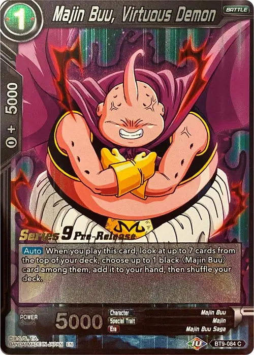 Majin Buu, Virtuous Demon card art