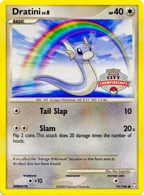 Dratini - 91/146 (City Championships) card art
