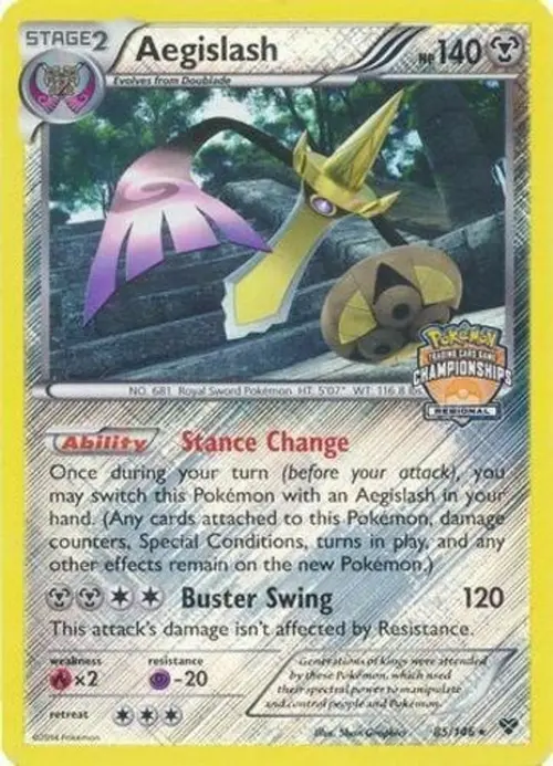 Aegislash - 85/146 (Regional Championships) card art