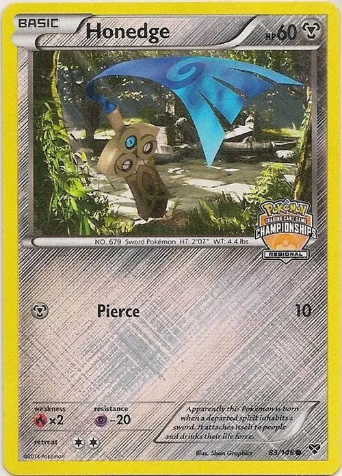 Honedge - 83/146 (Regional Championships) card art