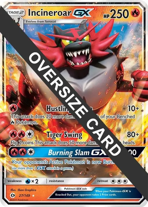 Incineroar GX - 27/149 card art